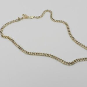 Gold thick necklace